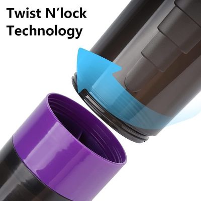 Exercício físico e desporto ao ar livre 500 ml GYM de plástico Protein Shaker Flask com bola de mistura