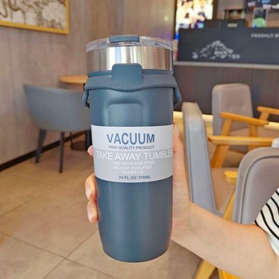 Taça de viagem ao ar livre de aço inoxidável de cor isolada direta 550 ml/710 ml