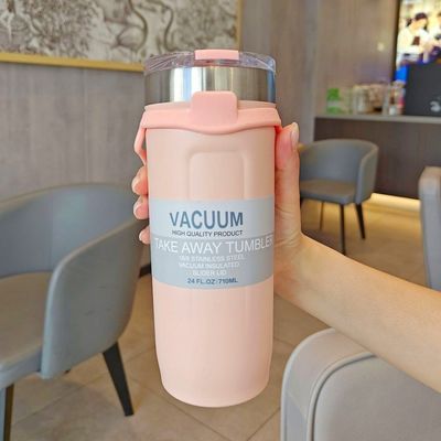Taça de viagem ao ar livre de aço inoxidável de cor isolada direta 550 ml/710 ml