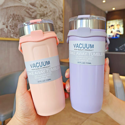Taça de viagem ao ar livre de aço inoxidável de cor isolada direta 550 ml/710 ml
