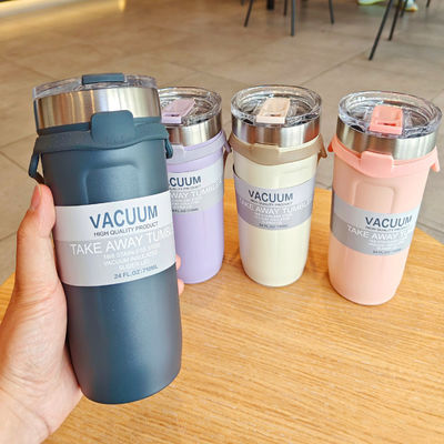 Taça de viagem ao ar livre de aço inoxidável de cor isolada direta 550 ml/710 ml