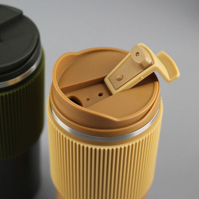 Taça de café de aço inoxidável isolado portátil de 450 ml