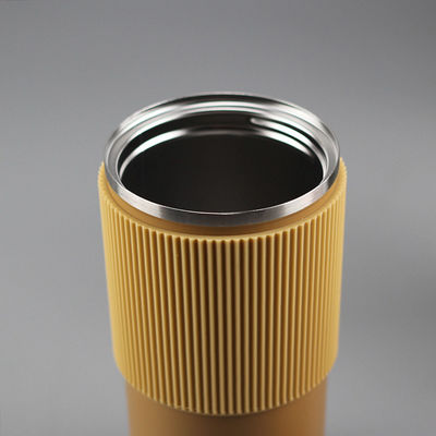 Taça de café de aço inoxidável isolado portátil de 450 ml