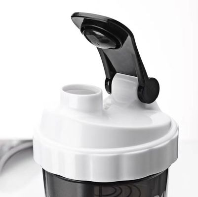 500 ml de três camadas de plástico Fitness Protein Shaker garrafa de água para esportes ao ar livre