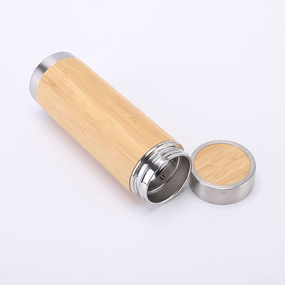 Garrafa de água de aço inoxidável isolada a vácuo de 500 ml para produção de cerveja de café e chá
