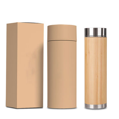 Garrafa de água de aço inoxidável isolada a vácuo de 500 ml para produção de cerveja de café e chá