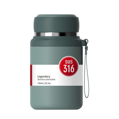 Copo de termos de alta aparência para estudantes Copo de água de aço inoxidável personalizado 730ml