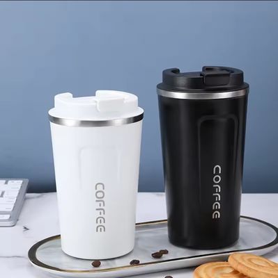 Tumbler Eco-friendly aço inoxidável viagem caneca de café vácuo copo reutilizável isolado