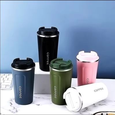 Tumbler Eco-friendly aço inoxidável viagem caneca de café vácuo copo reutilizável isolado