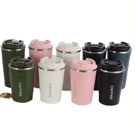 Tumbler Eco-friendly aço inoxidável viagem caneca de café vácuo copo reutilizável isolado