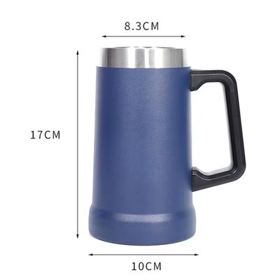 Presentes de negócios 710ml Capacidade grande Sport Custom 304 Copo de água de aço inoxidável com alça