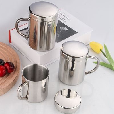 Garrafa de água personalizável de aço inoxidável 304 com alça e tampa 210ml/300ml/400ml direta