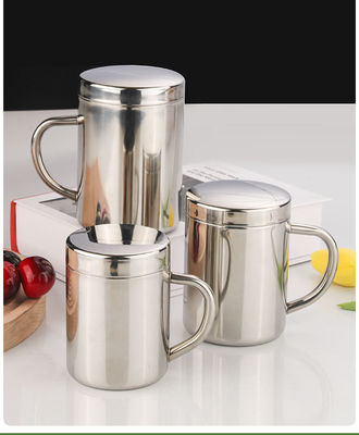 Garrafa de água personalizável de aço inoxidável 304 com alça e tampa 210ml/300ml/400ml direta