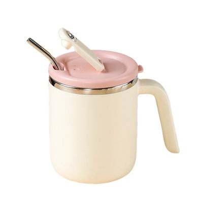 Taça de café de aço inoxidável de 500 ml de água reutilizável para escritório e viagens sustentáveis