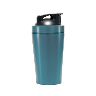 500ml e 750ml Gym Metal Acero Inoxidável frasco shaker com bola de mistura OEM aceito