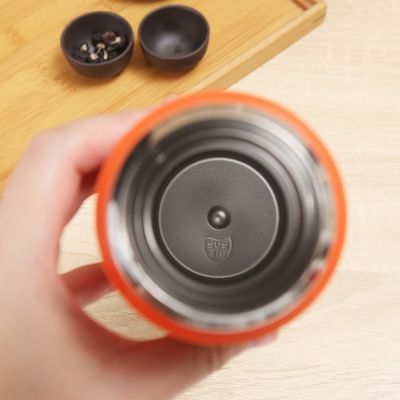 Botão de água de aço inoxidável com filtro de chá