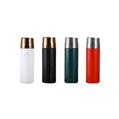 Copo recto 316 de aço inoxidável tampa de mola Thermos de chá portátil com filtro de chá