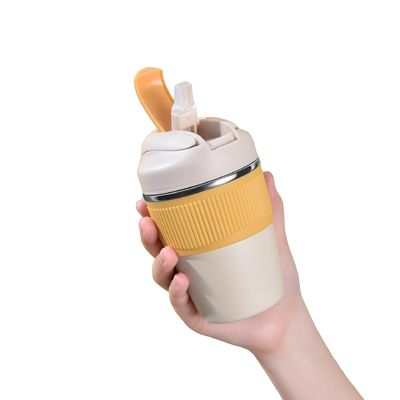 350 ml/480 ml Capacidade de produção 316 garrafa de água de aço inoxidável com mangueira de silicone