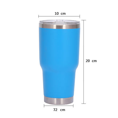 30oz Tubarão de vinho de aço inoxidável de parede dupla Garrafa de vácuo reutilizável com tampa