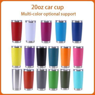 30oz de cálice de vinho revestido em pó O melhor copo de café reutilizável para necessidades de viagem