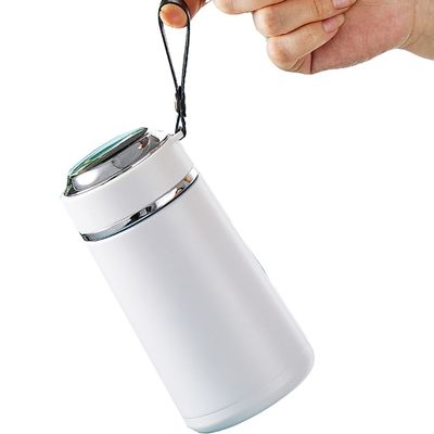 Voltar à Escola Copo de vácuo de aço inoxidável de cor personalizada de 350 ml com corda portátil