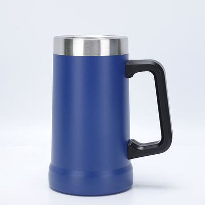 Estilo de Design Minimalista Customizable Vacuum Double Wall Insulação de aço inoxidável Copo de café com alça