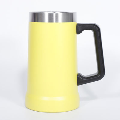 Estilo de Design Minimalista Customizable Vacuum Double Wall Insulação de aço inoxidável Copo de café com alça