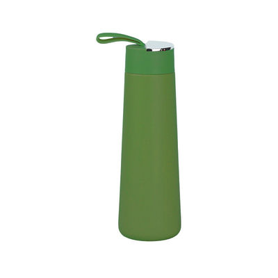 Garrafa de água esportiva de parede dupla com logotipo personalizado e fácil limpeza feita de aço inoxidável