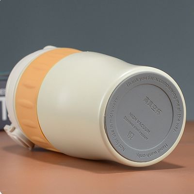 Taças de café portáteis de aço inoxidável com tampa de 500 ml