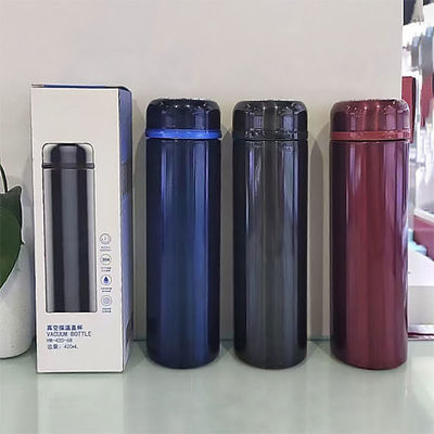 Filtro de água de aço inoxidável isolado a vácuo garrafa para crianças logotipo personalizado e durável