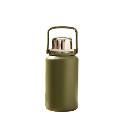 Garrafa de água de aço inoxidável para bebidas quentes e frias BPA livre viagens esportivas