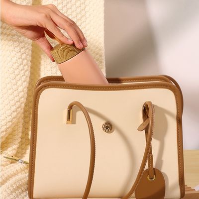 Amostra 280ML Copo de aço inoxidável de grãos de madeira para logotipo personalizado garrafa de água esportiva para crianças