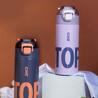 Aceitável OEM Metal garrafa de água de vácuo isolado copo de aço inoxidável frasco de vácuo