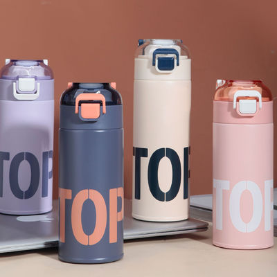 Estilo de design clássico garrafa de água feminino taça recta e personalização de logotipo personalizado