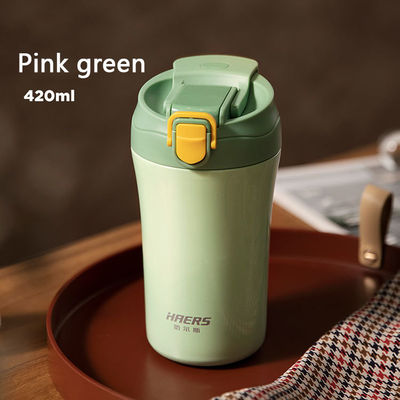 Copo de café com isolamento a vácuo de aço inoxidável de design moderno Ideal para viagens e escritórios