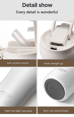 Copo de café com isolamento a vácuo de aço inoxidável de design moderno Ideal para viagens e escritórios