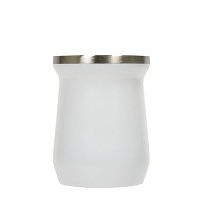 Copo de chá Mate de aço inoxidável, caneca de boca larga para canecas de cerveja personalizadas e café isolado