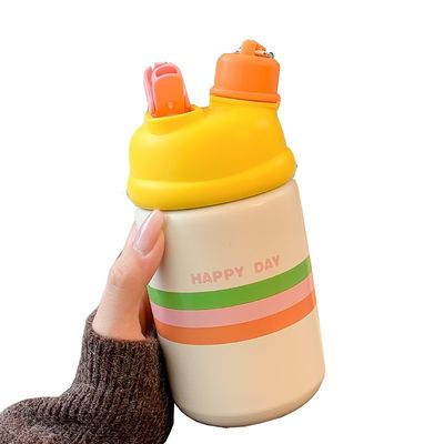 Copo Termos Isolado de Aço Inoxidável 500 ml Tubarão de Café de Vaccum de Alta Aparência com Cobertura