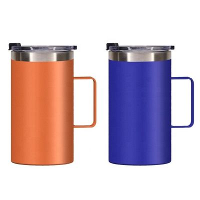 Taça de café de aço inoxidável de vácuo personalizada com mão 12-24 horas de isolamento