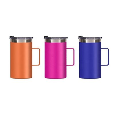 Taça de café de aço inoxidável de vácuo personalizada com mão 12-24 horas de isolamento