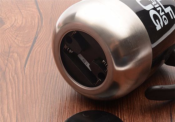 Copo de mistura de leite de café de aço inoxidável 304 com caneca magnética e função de auto-agitação
