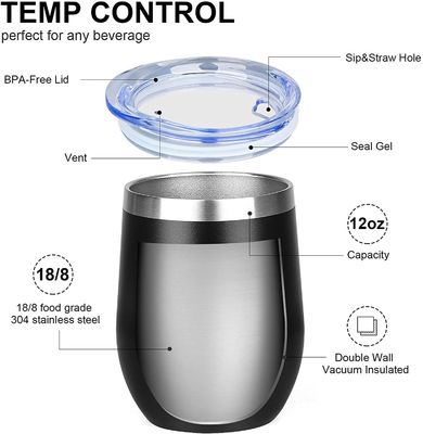 350ml de aço inoxidável para vinhos A escolha definitiva para acampar e viagens ao ar livre