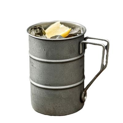 380ml Metal Viagem Acampamento caneca de café portátil de aço inoxidável 304 copos de cerveja para água