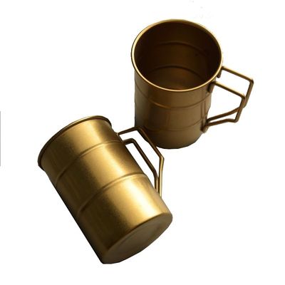 380ml Metal Viagem Acampamento caneca de café portátil de aço inoxidável 304 copos de cerveja para água