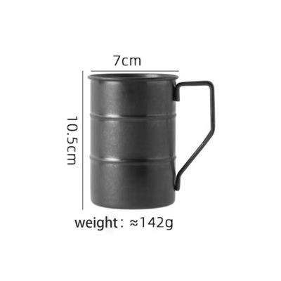380ml Metal Viagem Acampamento caneca de café portátil de aço inoxidável 304 copos de cerveja para água
