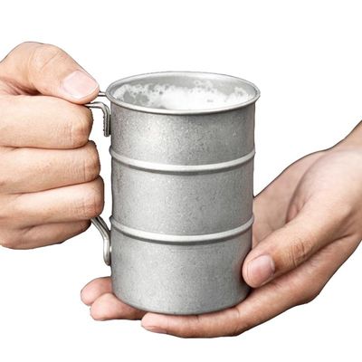 380ml Metal Viagem Acampamento caneca de café portátil de aço inoxidável 304 copos de cerveja para água
