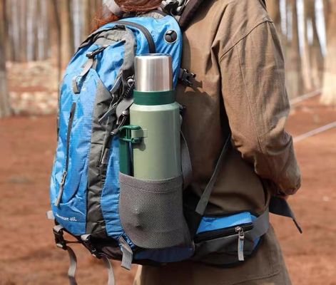 Caldeira de água quente isolada de aço inoxidável de parede dupla para viagens ao ar livre e acampamento