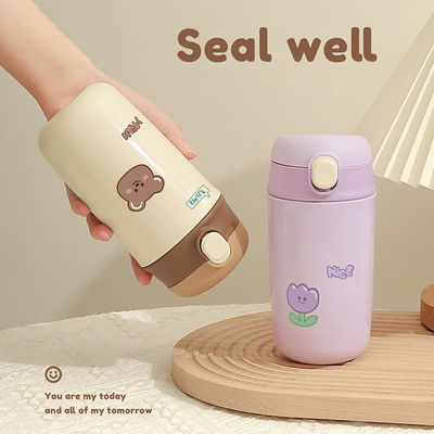 480ml Capacidade Cartoon Cute Crianças garrafas de água Camuflagem termos para voltar à escola