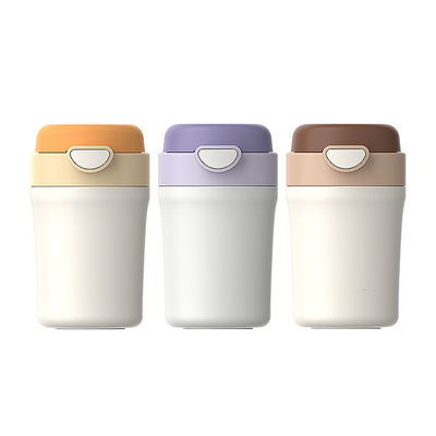 Produção de vácuo Taça de viagem portátil de aço inoxidável com vaso de sucção não derramado
