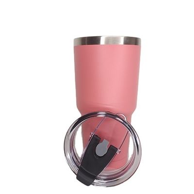 Copo de café de viagem isolado de aço inoxidável personalizado com capacidade de 900 ml e logotipo